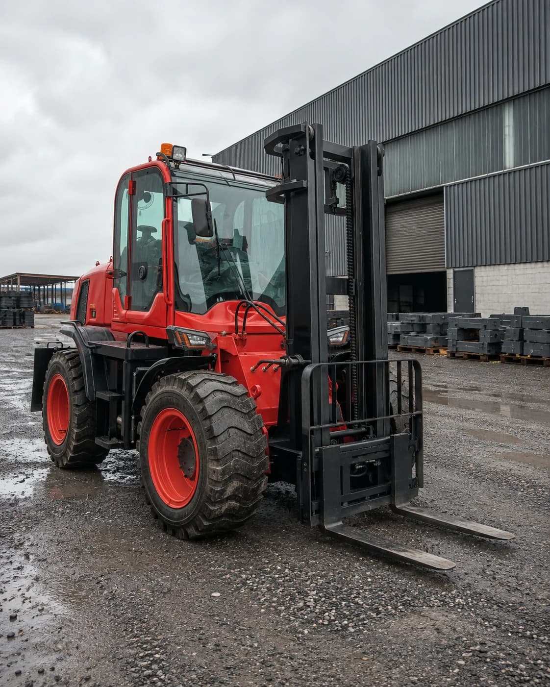 5-ton rough-terrain forklift